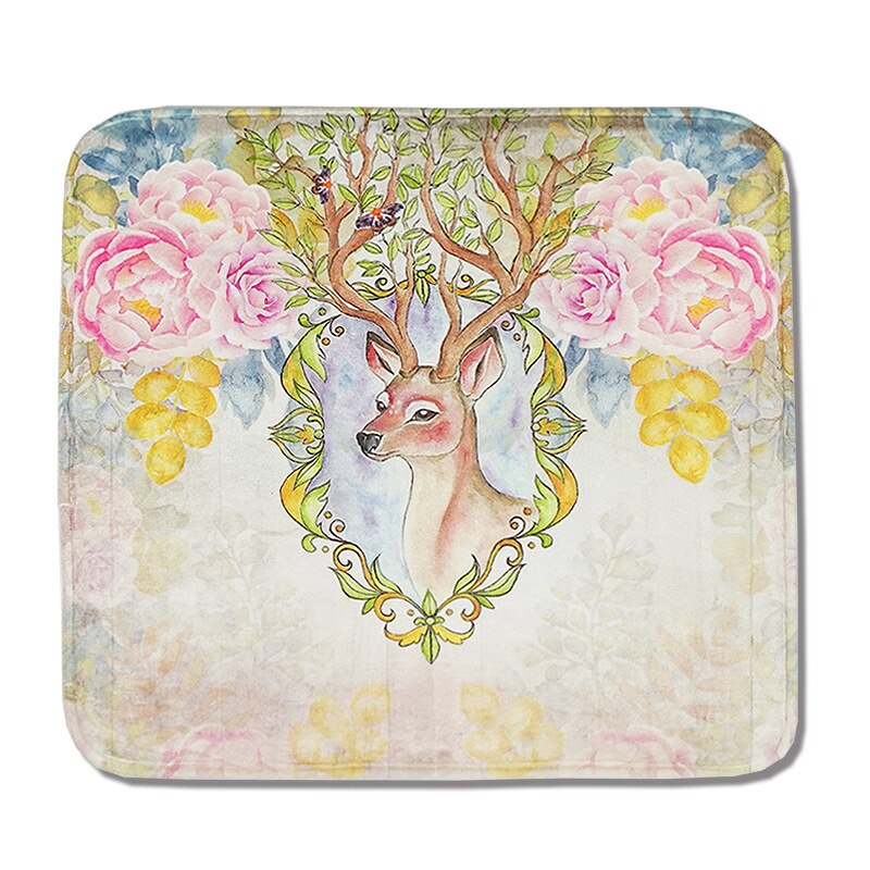 Verdikte flanel + traagschuim auto bank stoel kussen slow rebound stoel kussen keuken antislip badkamermat badmat: 01