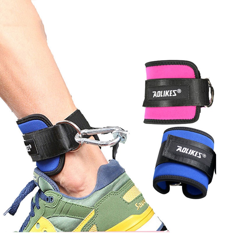 1Pcs Unisex Verstelbare Enkel Protector Gym Gewichtheffen Been Sterkte Herstel Training Enkelbanden Beschermende Outdoor Sport