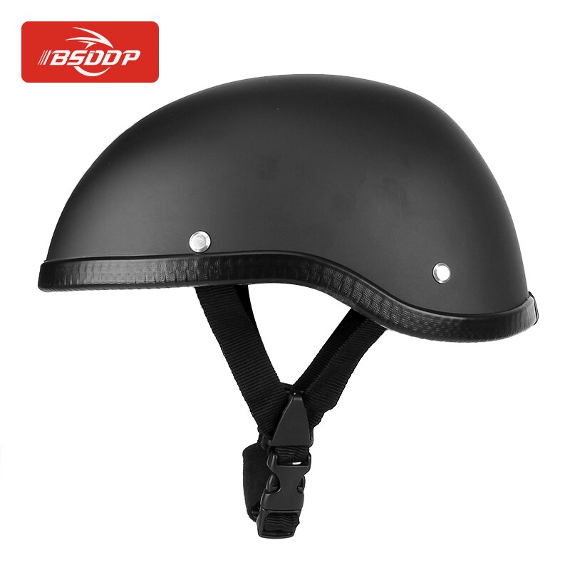 Casco RETRO para motocicleta, protector de cara abierta para Scooter, Motocross, Kask: Gris
