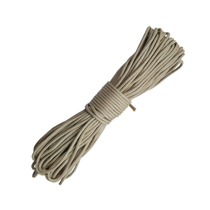 Dia 3 mm 5 10 20 30 metrów rdzeń spun linka spadochronowa smycz namiot liny dla Camping Clothesline DIY bransoletka: Brązowy / 20 m