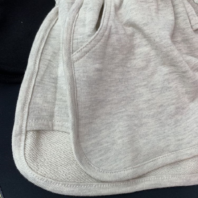 Été gris Shorts femmes dames taille élastique pantalon court fille Short en coton décontracté noir maison Shorts pour femme S-XL
