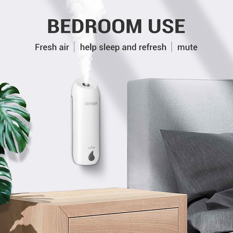 Diffusore di aromi a parete 3 modalità Diffusore di oli essenziali Ricaricabile Atomizzazione ad ultrasuoni Aromaterapia Umidificatore Casa