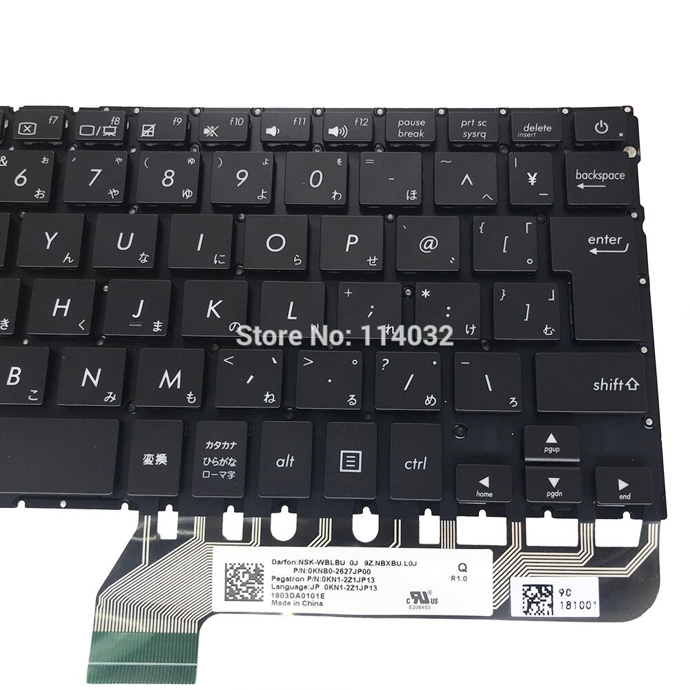 Teclado de retroiluminación UX430, teclados de repuesto para ASUS zenbook UX 430UQ checo CS JP negro japonés 0KNB0 2627CS00 2627JP00 real