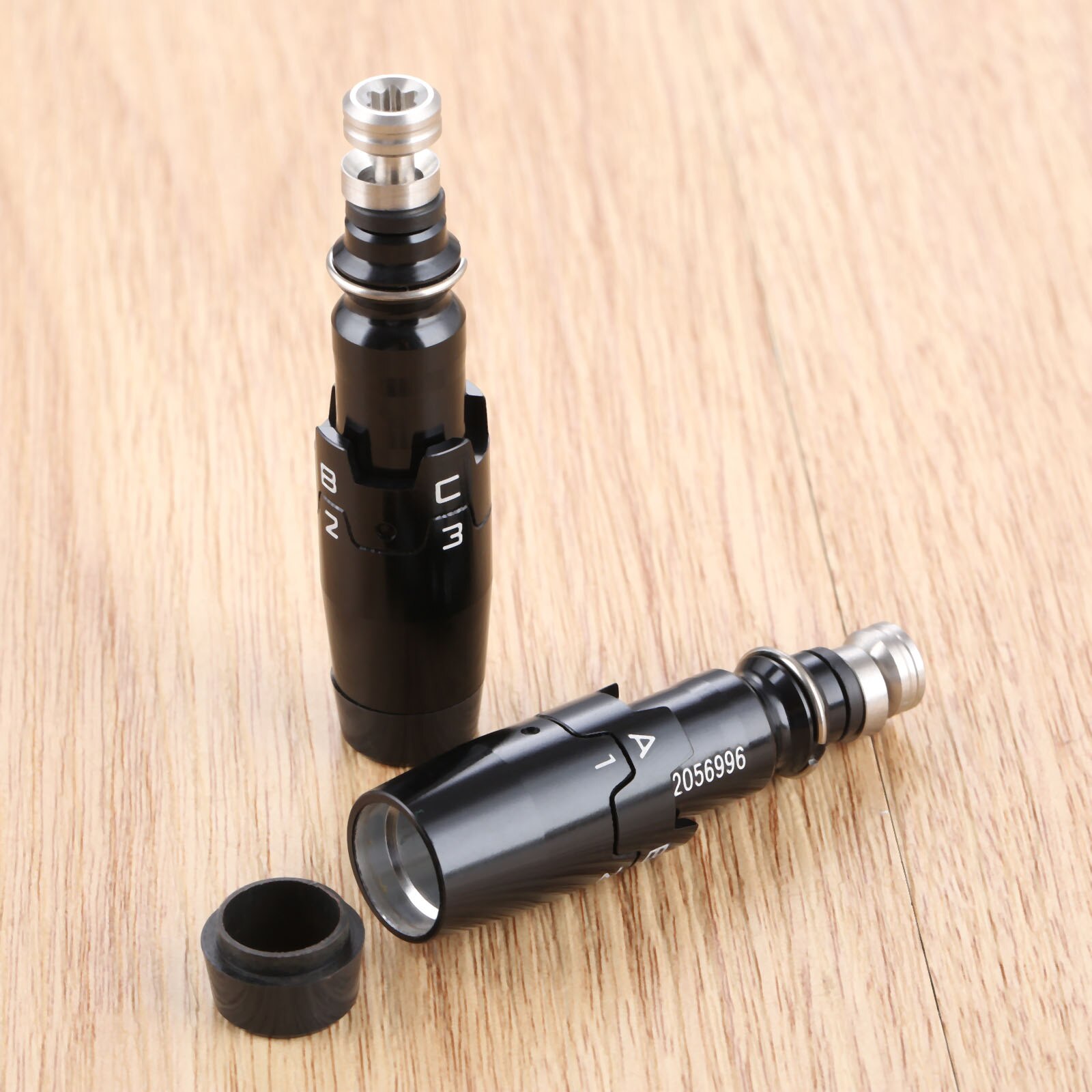 Zwart Aluminium Legering Golf Shaft Adapter Sleeve Golf Mouwen Vervanging Voor Titleist 917H Hybrid 0.370 "Tip Grootte