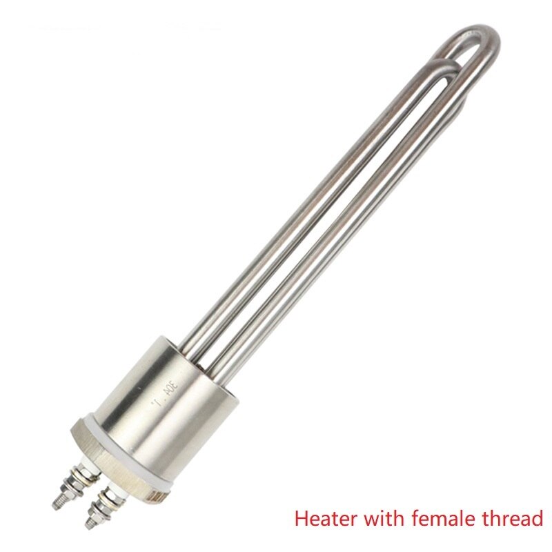 Heizung 12v/24v/36v/48v Eintauchen Rohr Wasser Heizung Element Heizung DN25 Gewinde Solar- Wasser Heizung Widerstand: 36v 1200w BSP / Heizung Faden