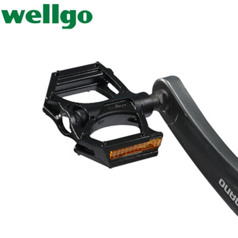 Wellgo Pedal M195 B249 C25 DU Bearing Lightweight Aluminum Alloy Pedals Ultralight Mountain Bike Bicycle Genuine Bicycle Pedal