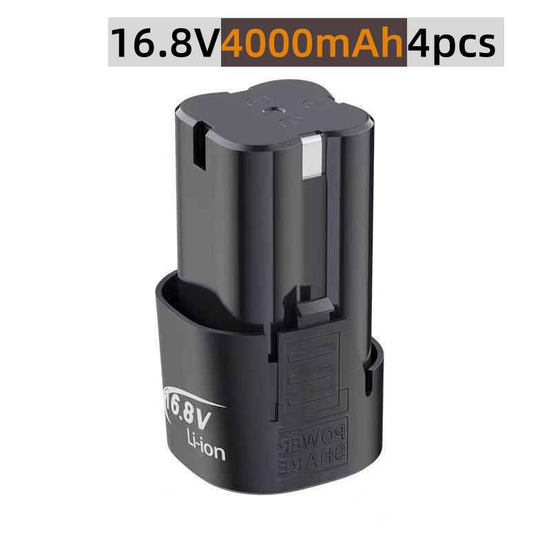 16,8 V Universal-Lithiumbatterie für Elektrowerkzeuge, Elektroschrauber und Bohrmaschinen, 16,8 V 4,0 Ah, Multifunktionsbatterie
