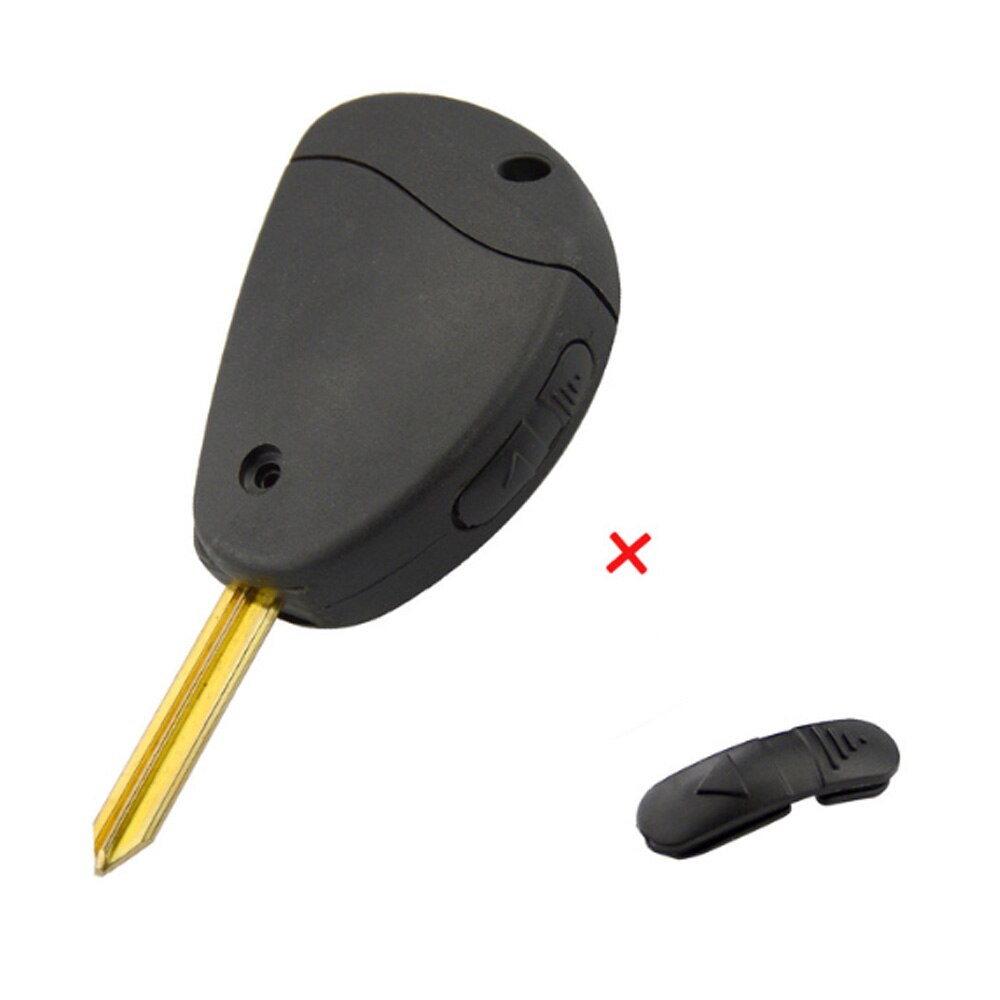 Okeytech 2 Knoppen Afstandsbediening Auto Sleutel Shell Voor Citroen Evasion Synergie Xsara Xantia Side Case Shell Met Vervanging Knop: Case Button