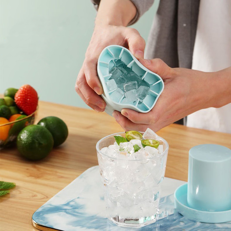Silikon Eiswürfel Form Runde Eis Eimer Sommer Hausgemachte DIY Kühlschrank Einfrieren Eismaschine Kreative Eiswürfel Form Barware Werkzeuge