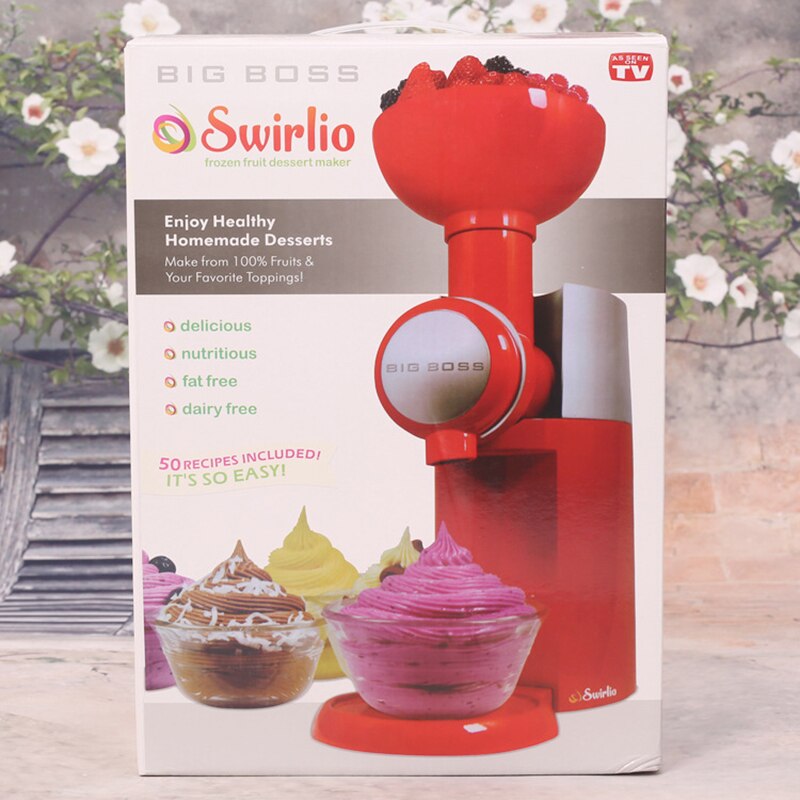 Big Boss Swirlio Automatische Bevroren Fruit Dessert Machine Fruit Ijs Machine Maker Milkshake Machine