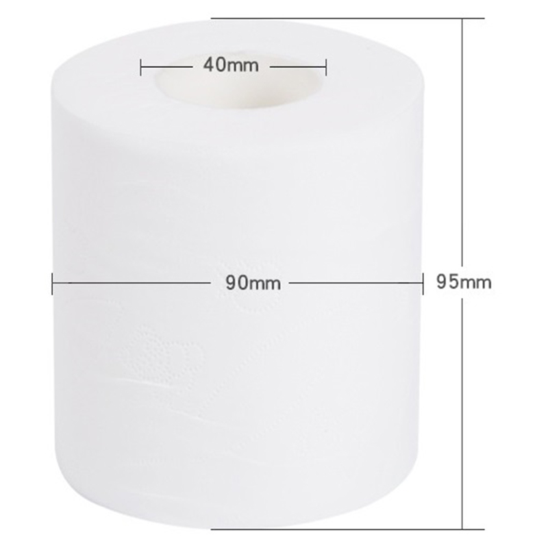 20 Rolls Zachte Witte Wc-papier, Familie Rollen Papier, 4-Lagen Toiletpapier, zachte Bad Tissue Papieren Handdoek