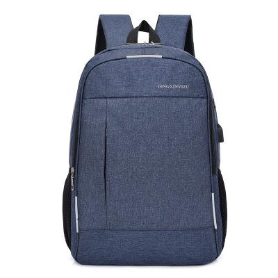 Casual Laptop Rugzak Mode Mannen Rugzak School Schoudertas Tiener Mochilas Mannelijke Student Schooltassen: Blue