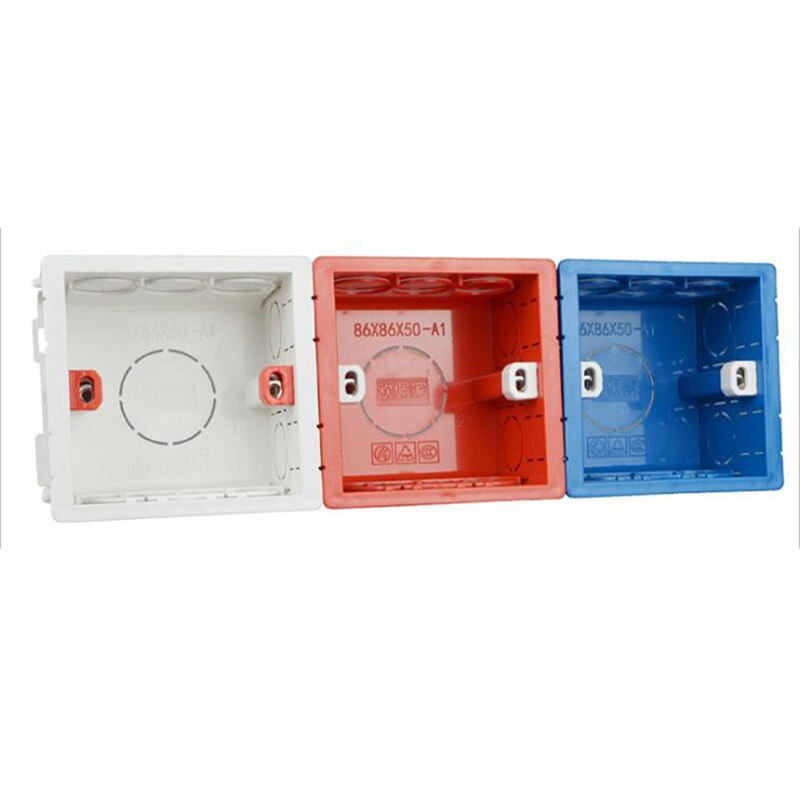 1Pc Type 86 Atlectric Hidden Mounting Box Cassette Switch Socket Junction Box Atlectric Mounting Box