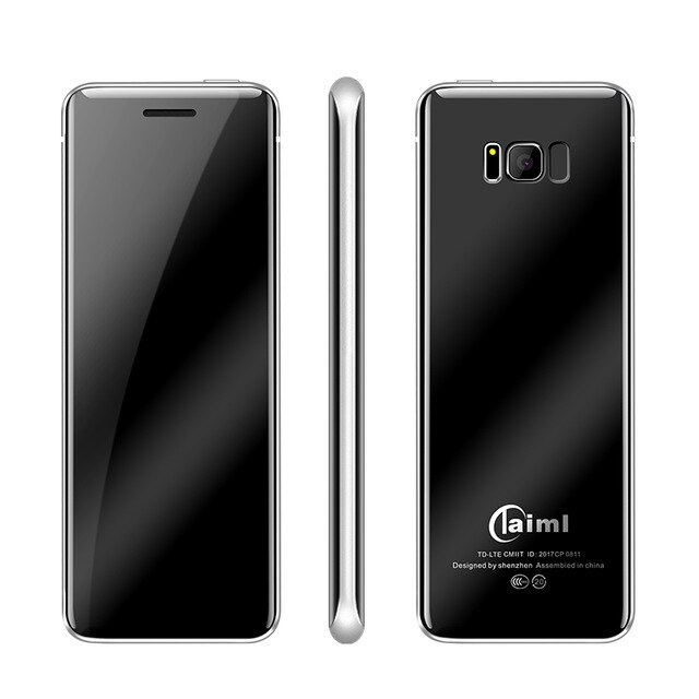 Originele mini-celular studenten  mp3 bluetooth taiml  s8 kleine mobiele telefoon stofdicht schokbestendig luxe trilfunctie mobiele telefoon: Standaard / Zwart