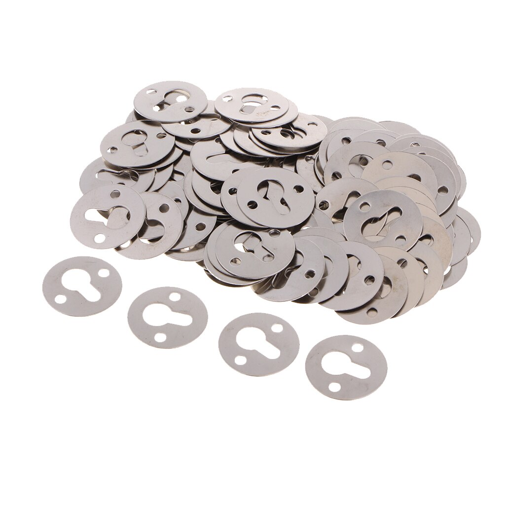 Stevige sleutelgathangers - set van  of 100 ronde vormen, perfect voor planken, spiegels, fotolijsten, borden, trekgaten, set van  of 100