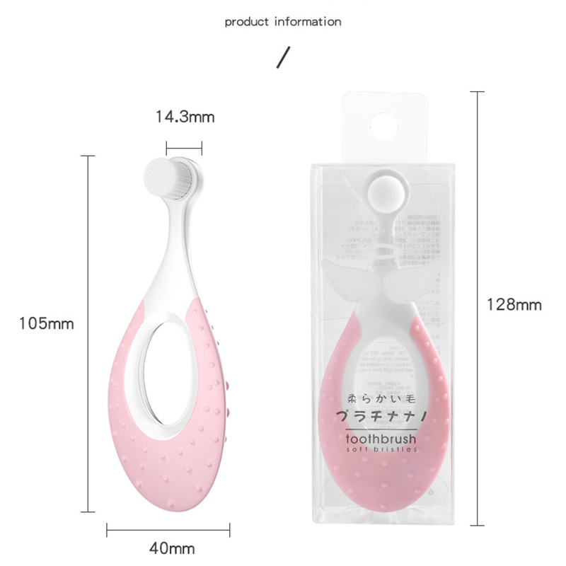 Children's Toothbrush Soft Protection Teeth Health Non-slip Handle Cartoon Newborn Oral Training Toothbrush Care Supplies