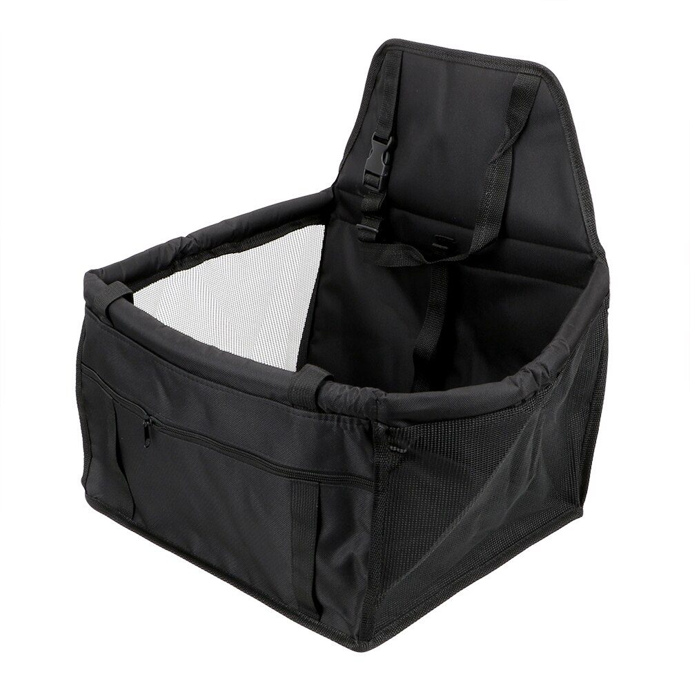Niceyard folding hængekøje kæledyrs taske anti-slip sikkerhed hund kurv til katte hunde transporterer rejse hund bil sæde dækning: Sort