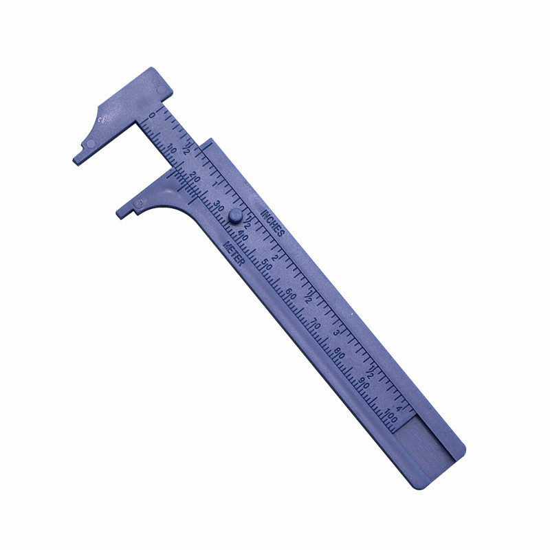 1 pcs Plastic Measuring Tools Mini Vernier Calipers 1mm / Mini Ruler Micrometer Gauge 80mm 100mm Measuring Range