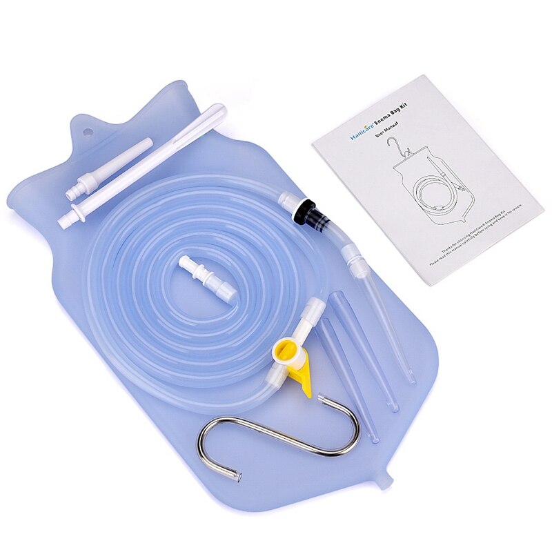 2X 2000Ml Constipatie Flusher Vrouwelijke Hygiëne Klysma Zak Sets