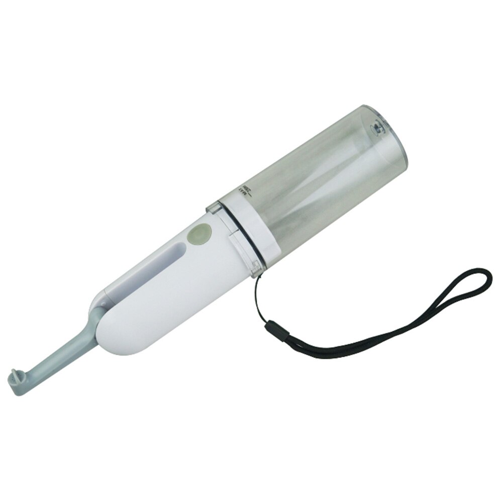 Bidé eléctrico de viaje de 230ml, pulverizador de aseo portátil de silicona, resistente al agua, con carga USB: Blanco