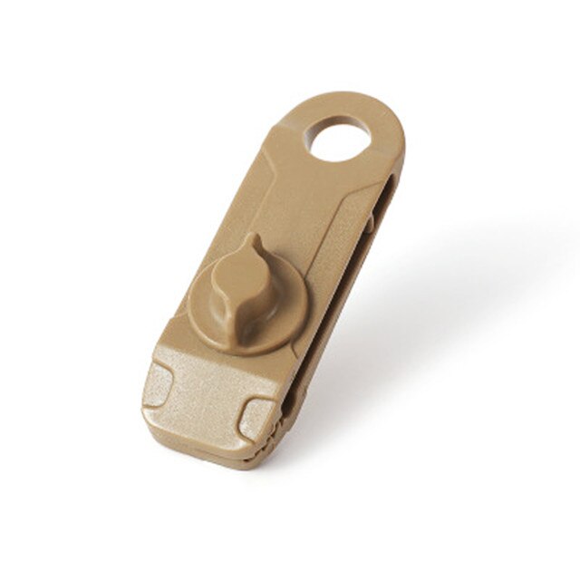 Clips de lona de alta resistencia, abrazadera de agarre de bloqueo, Clip de cable para toldo, sujetadores de tienda de piscina, soporte de Clips de alta resistencia, abrazadera de cubierta de protección de ráfaga: Chocolate