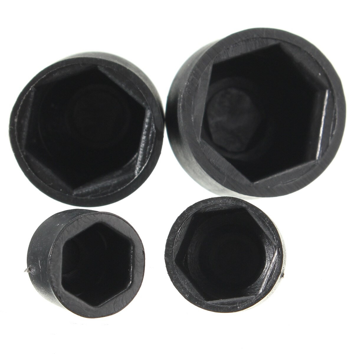 50pcs Dome M6 M8 M10 M12 Hex Screws Cap Bolt Nut Protection Caps Covers Protection Screw For Car Motorcycle Tools Maintenance