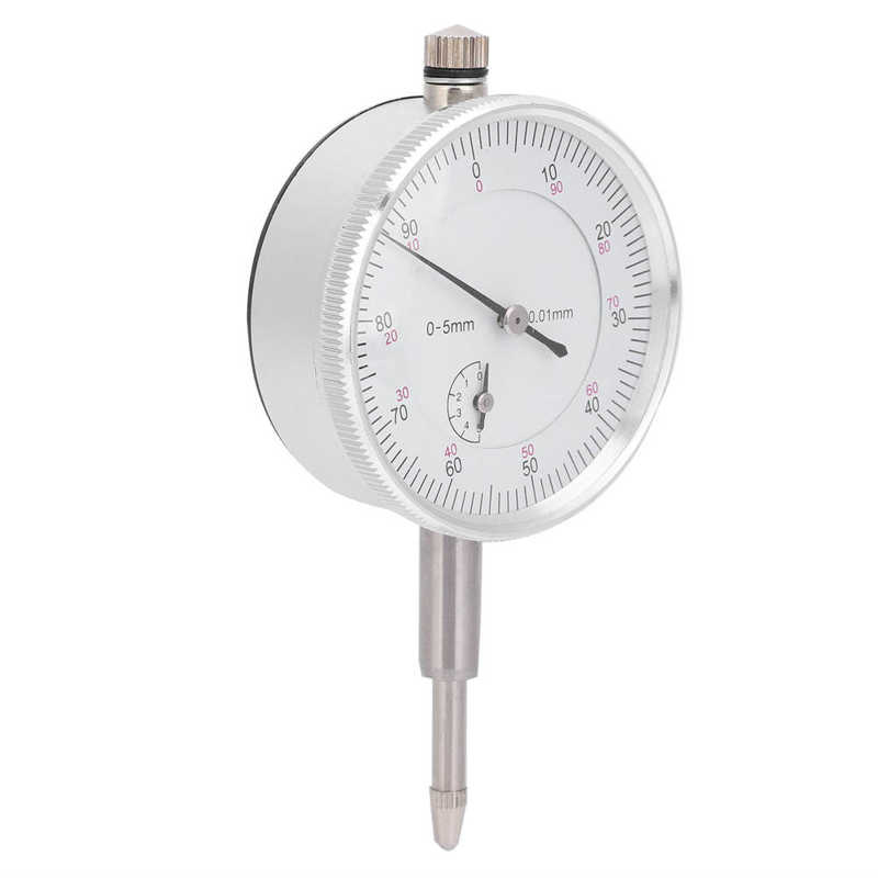 0-5mm Dial Test Indicator High Accuracy 0.01mm Dial Indicator Gauge Manual Industrial Measuring Tools