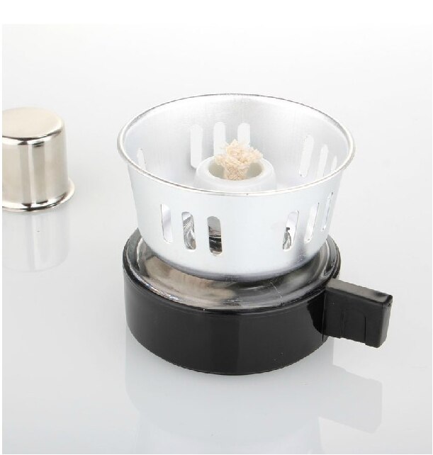 Edelstahl Alkohollampe 400ml - Sicherer Alkoholbrenner Mit Kupferschraube