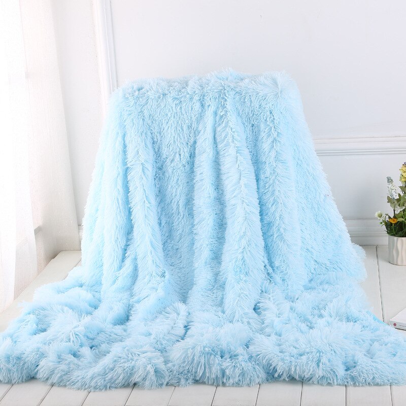 80 x 120cm 1pc blød varm fluffy shaggy seng sovesofa sengetæppe børn sikkerhedssengetøj lagen smide boligindretning behageligt tæppe: Model 7