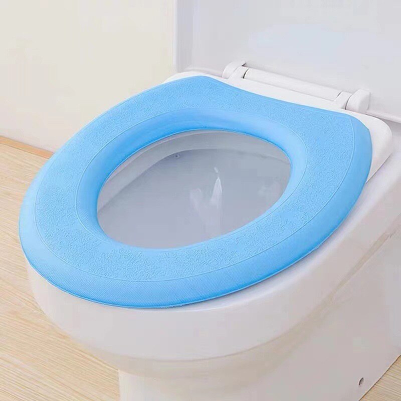 Badkamer Toilet Seat Cover Zachte Wc Plakken Toiletbril Pad Badkamer Warmer Seat Deksel Cover Pad Wc Closestool Warm Seat covers