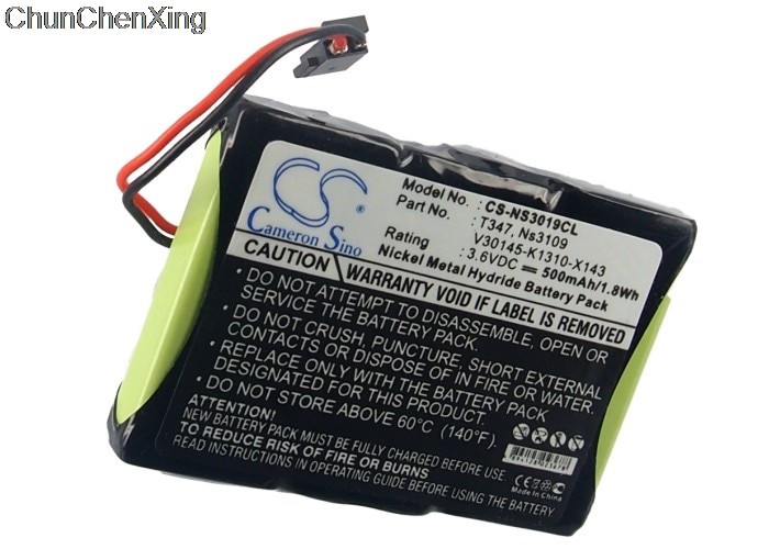 Cameron sino 500 mah batteri til siemens gigaset 3000 micro ,3010 ,3015,  til gp gpf 6 m 3 bmx , t325, t347, ns3109 til crofone adp 4000