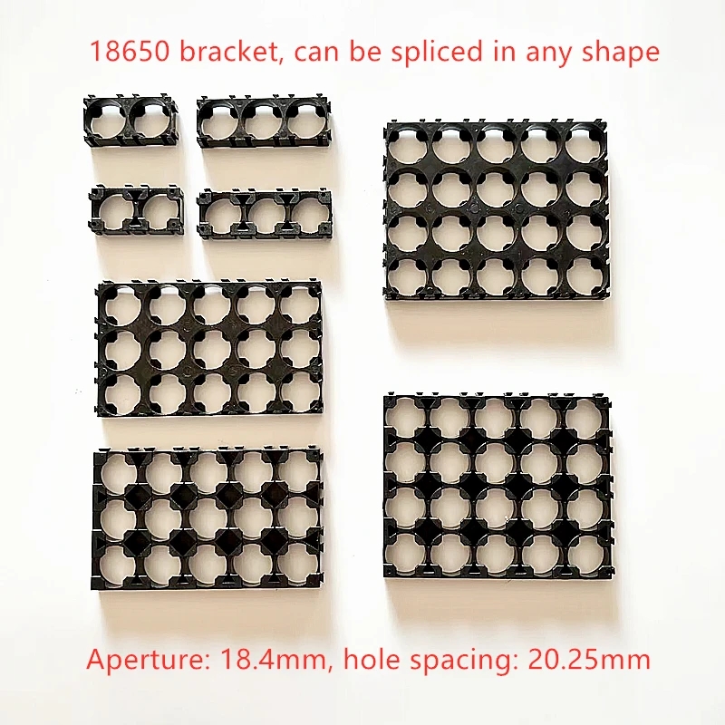 18650 Batterijhouder - Cilindrische Plastic Beugel - Anti-Vibratie - Li-ion Batterij Spacer Pack