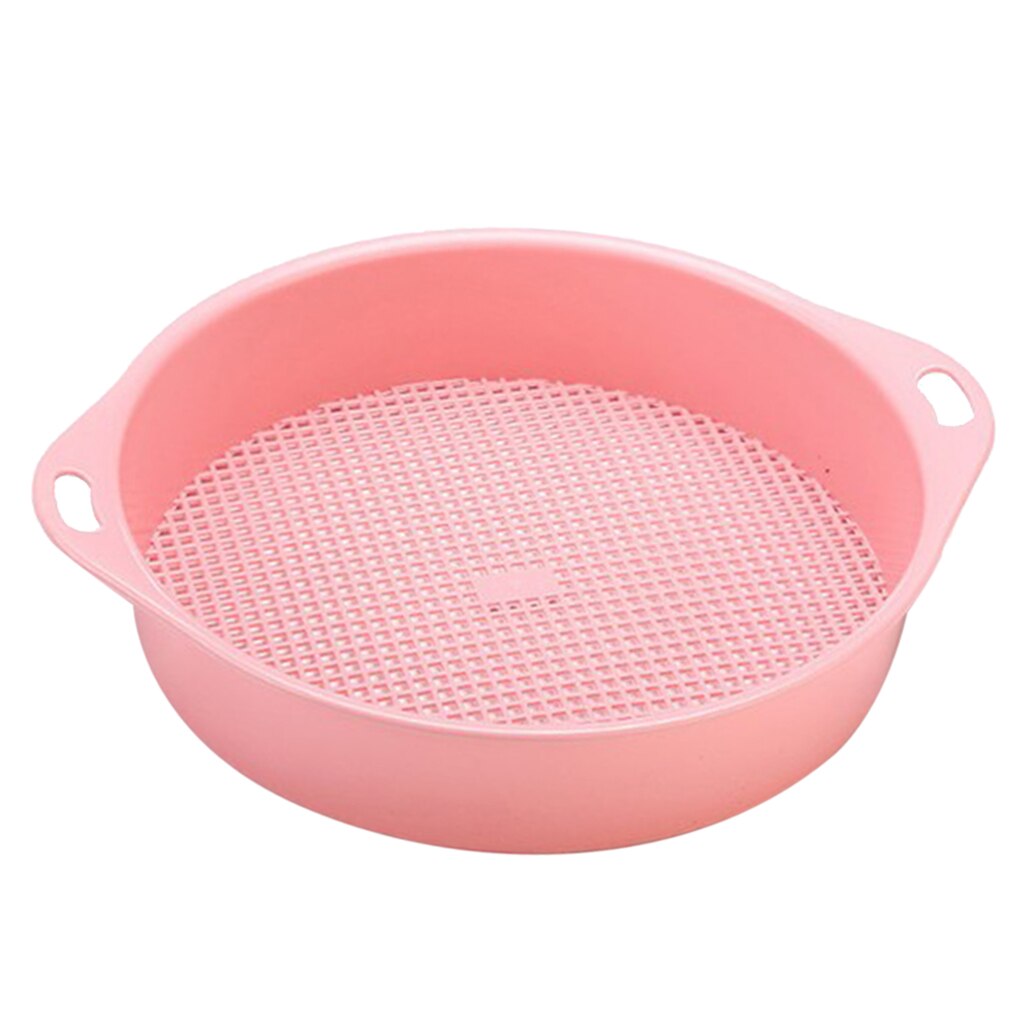 Tamisage bac plastique jardin tamis énigme compose sol pierre maille outils de jardinage