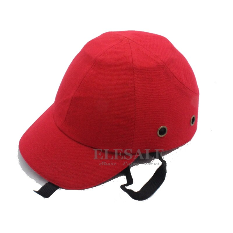 Safety Baseball Bump Cap Hard Hat Safety Helmet ABS Protective Shell EVA Pad For Work Safety Protection: Red