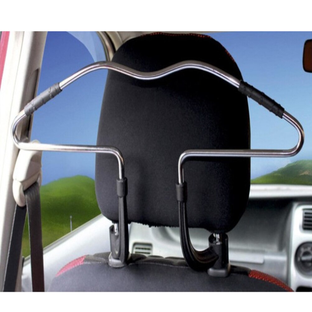 Soporte de gancho de suspensión de acero inoxidable para coche, accesorios para ropa, abrigo, bufanda, manta, chaquetas, colgador de trajes, portador de ropa, A30