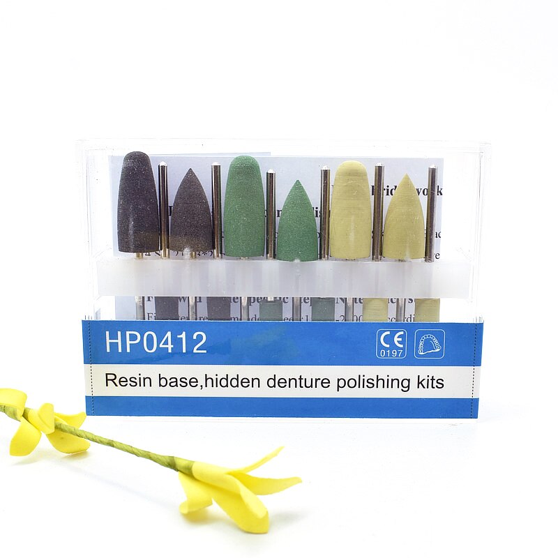 Kit de polissage composite en Nylon pour instrument dentaire, nouvelle brosse de polissage pour matériel dentaire: HP0412