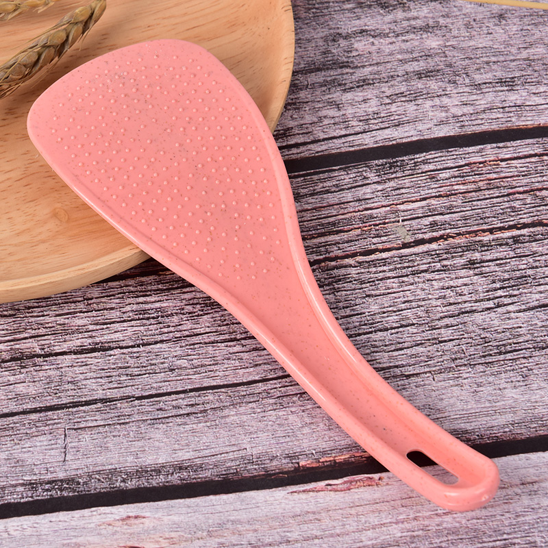 Tarwe Stro Grote Lepel Rijst Paddle Scoop Non-stick Pollepel Keuken Tafel Serveren Accessoires
