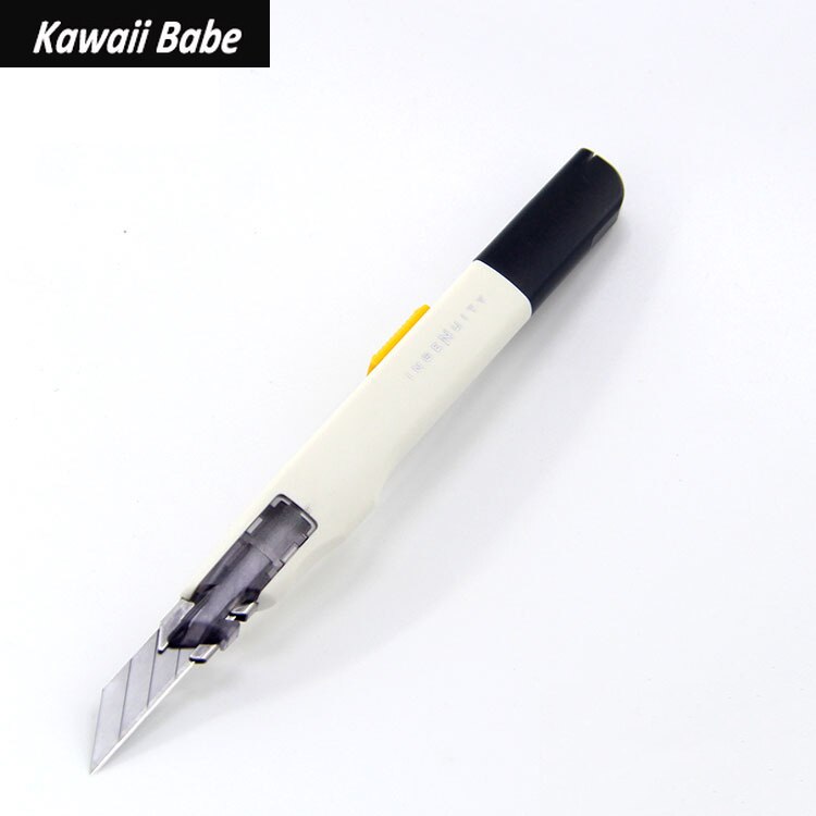 2PCS Utility Knife Self-Locking Metal Blades 9mm Paper Cutter Stationery TOOL KNIFE Safety wallpaper knife School Office