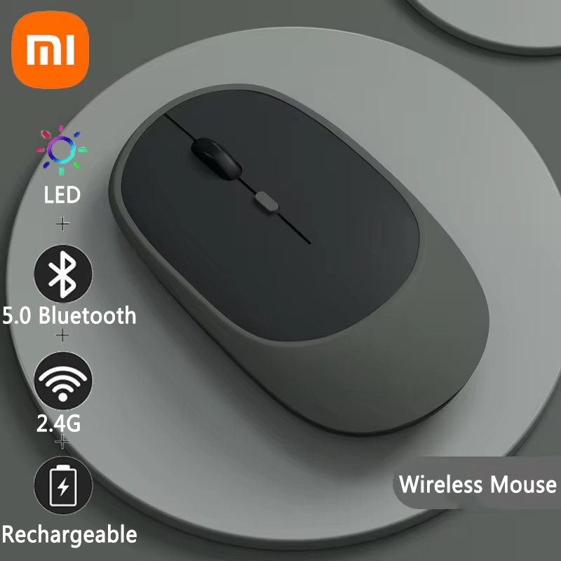 Bezprzewodowa mysz Xiaomi Bluetooth z możliwością ładowania przez USB Ergonomia Myszy 2,4G typu C z regulacją DPI Silent Morandi Przenośna mysz biurowa
