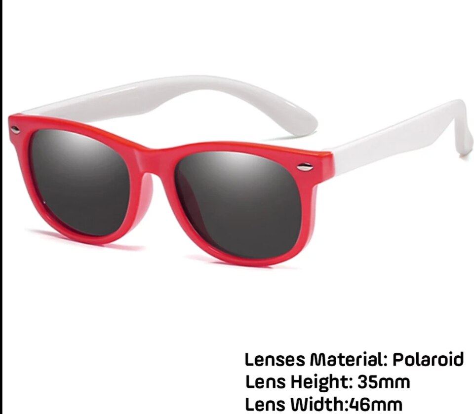 Kids Gepolariseerde Zonnebril TR90 Jongens Meisjes Zonnebril Siliconen Veiligheidsbril Cadeau Voor Kinderen Baby UV400 Eyewear: 10