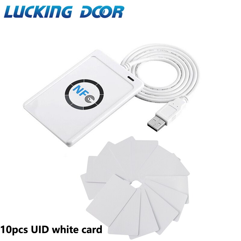 13.56MHz 10 pcs UID card Contactless Smart Card Reader Writer RFID Copier Duplicator: Writer 10 cards