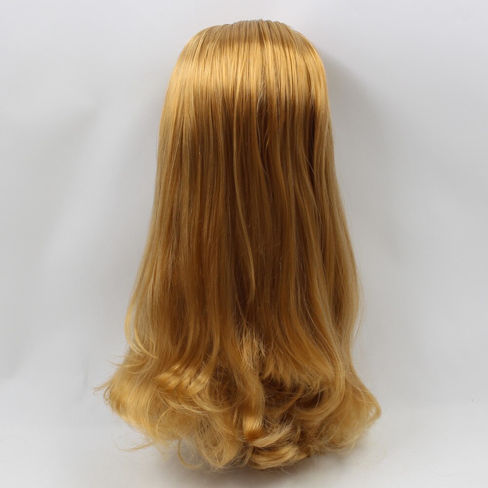 Blyth 1/6 Doll Wigs RBL Scalp including the hard endoconch dome with bang/no bangs fringe soft curly hair Series A: BL331 / with bangs