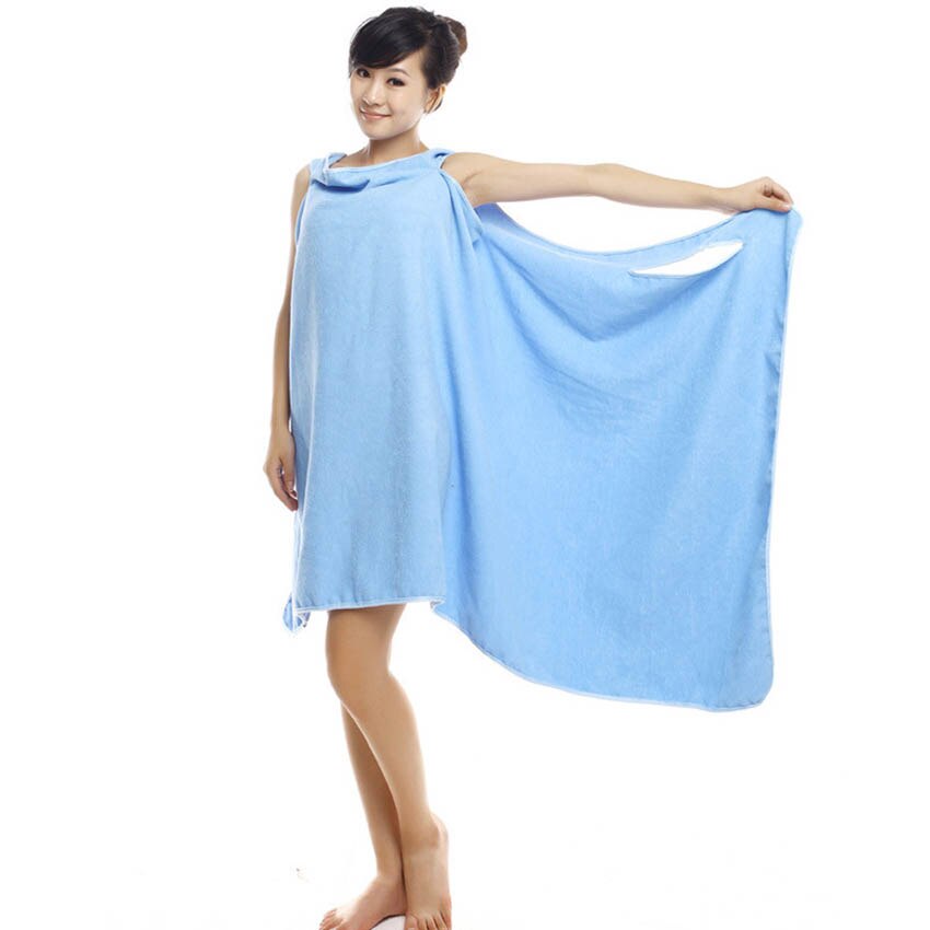 Bad dusch handdukar kvinnor magiska badhanddukar mikrofiber vanlig handduk kjol dresstoalla serviette de plage 6 färger