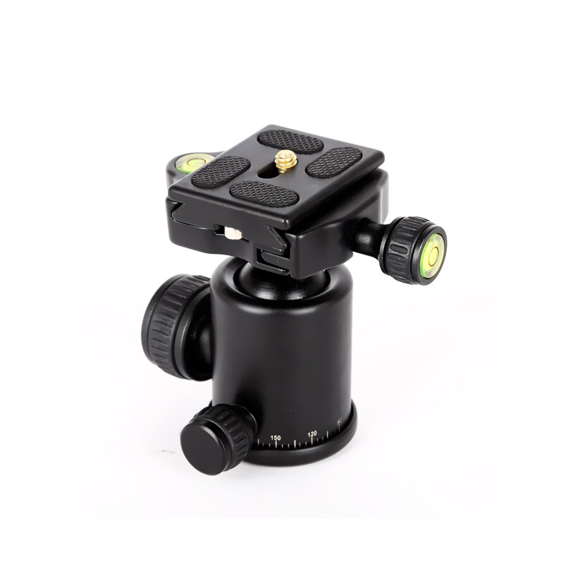 Tripé com cabeça esférica de alumínio, para gorillapod, monopé, tripé de câmera, conveniente para liberar placa