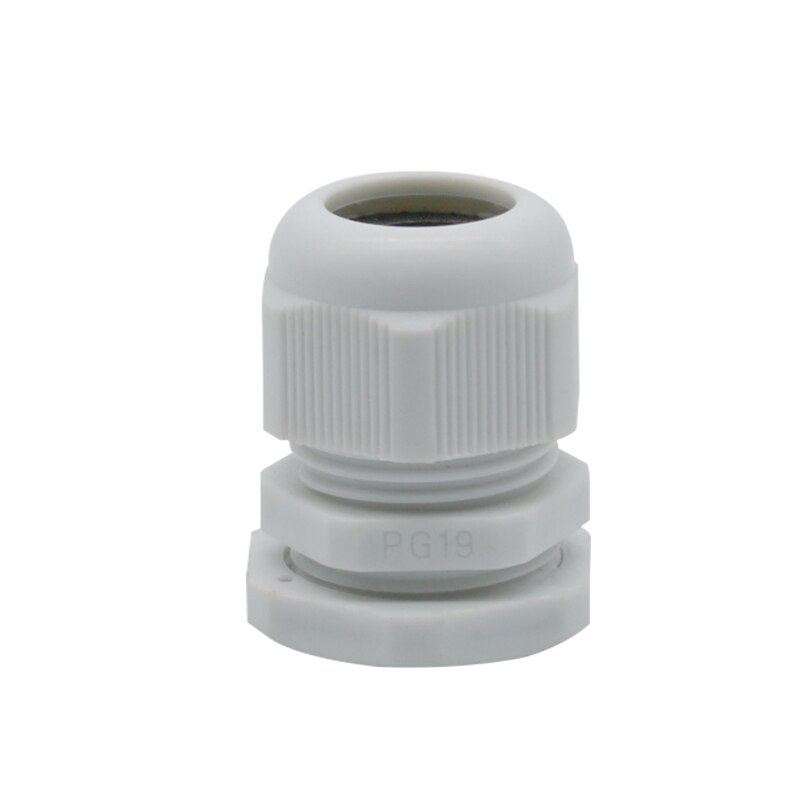 10 sztuk IP68 PG19 PG21 PG25 dla 12-21mm drutu kabel CE biała czarna wodoodporna nylon plastikowy dławik kablowy złącze