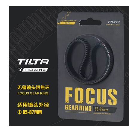 Tilta Tiltaing Seamless Focus Gear Ring 360 ° Rotation Silent Follow Focus Ring For SLR DSLR Camera Accessorie: 85-87mm