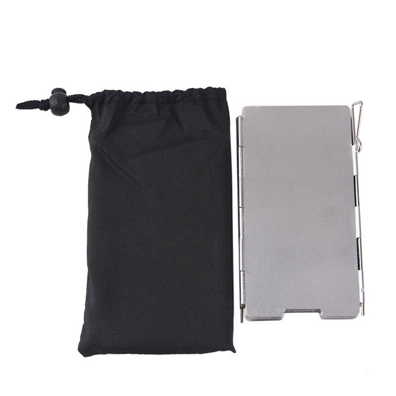 9 pcs Wind Deflectors Foldable Outdoor Camping Gas Stove Wind Shield Screens Wild Equipment Camping Cookware