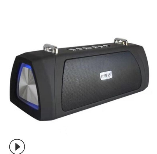 Leistungsstarker, lauter dual-lautsprecher mit bluetooth, tragbarer led-subwoofer, wasserdichter boombox für computer, desktop und partys: Default Title