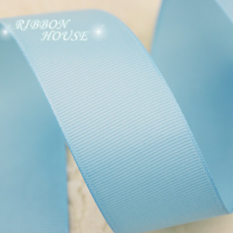 (10 meters/lot) 40mm Sky Blue Grosgrain Ribbon wrap Christmas decoration ribbons