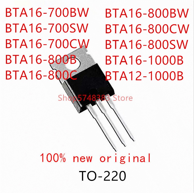 10PCS BTA16-700BW BTA16-700SW BTA16-700CW BTA16-800B BTA16-800C BTA16-800BW BTA16-800CW BTA16-800SW BTA16-1000B BTA12-1000B